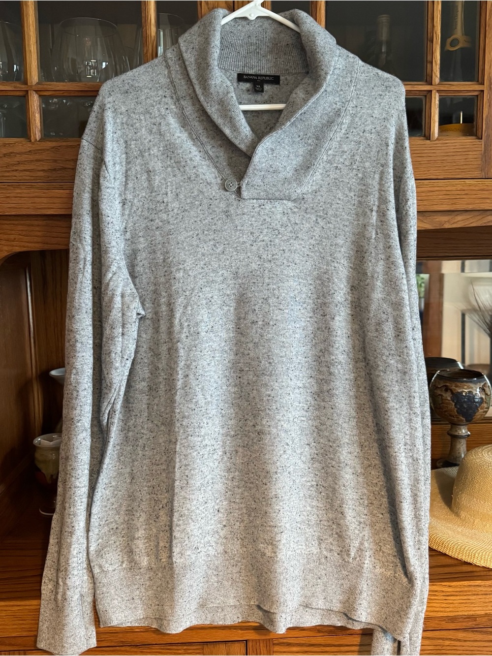 Banana Republic shawl collar pullover XL